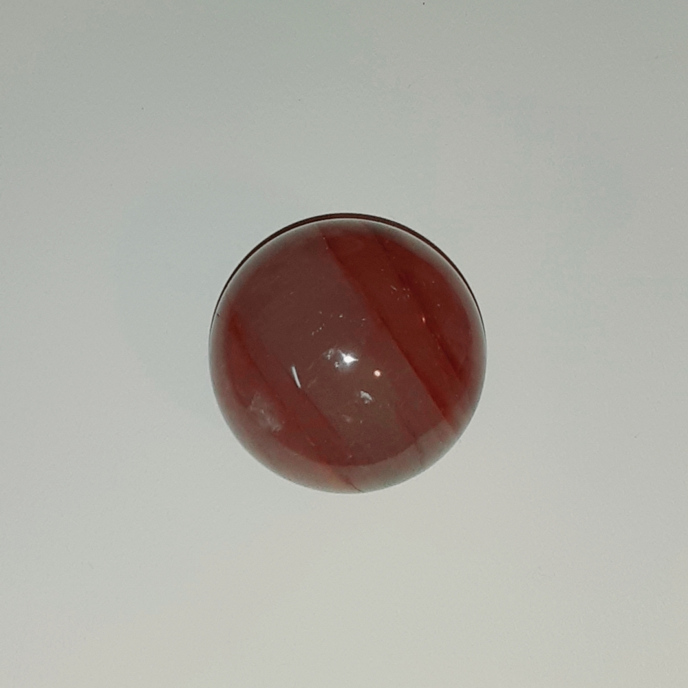 Red Hematoid Quartz Sphere & Stand